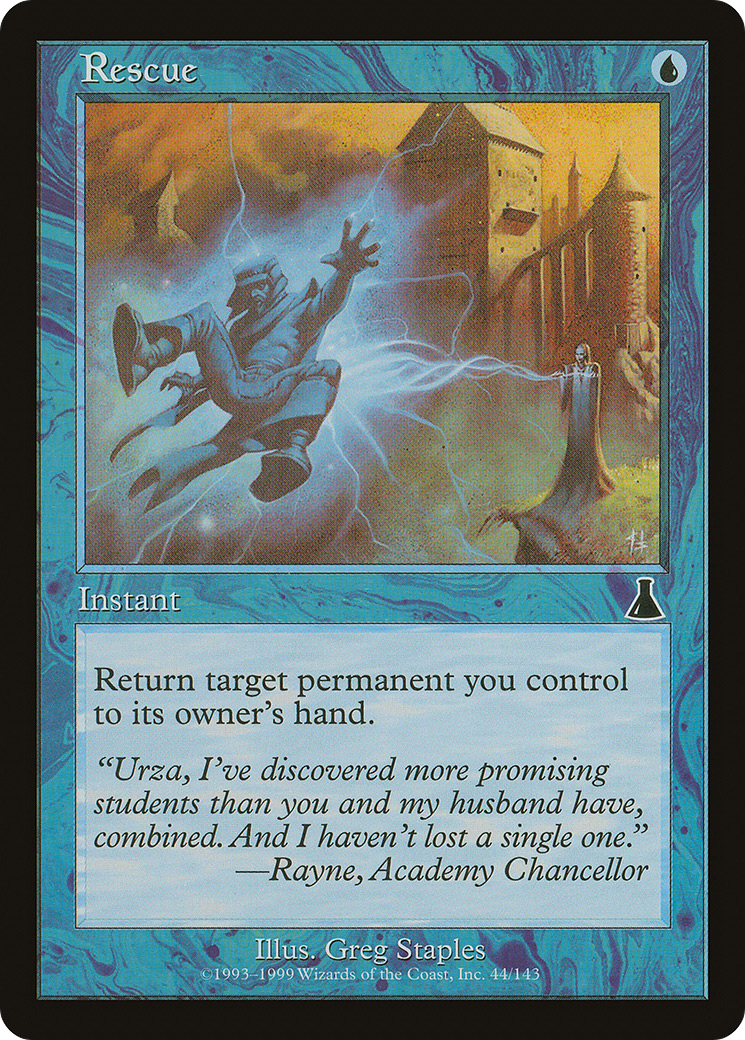 Rescue (UDS-044) - Urza's Destiny - Premium MTG Single from Wizards of the Coast - Just $0.08! Shop now at Game Crave Tournament Store