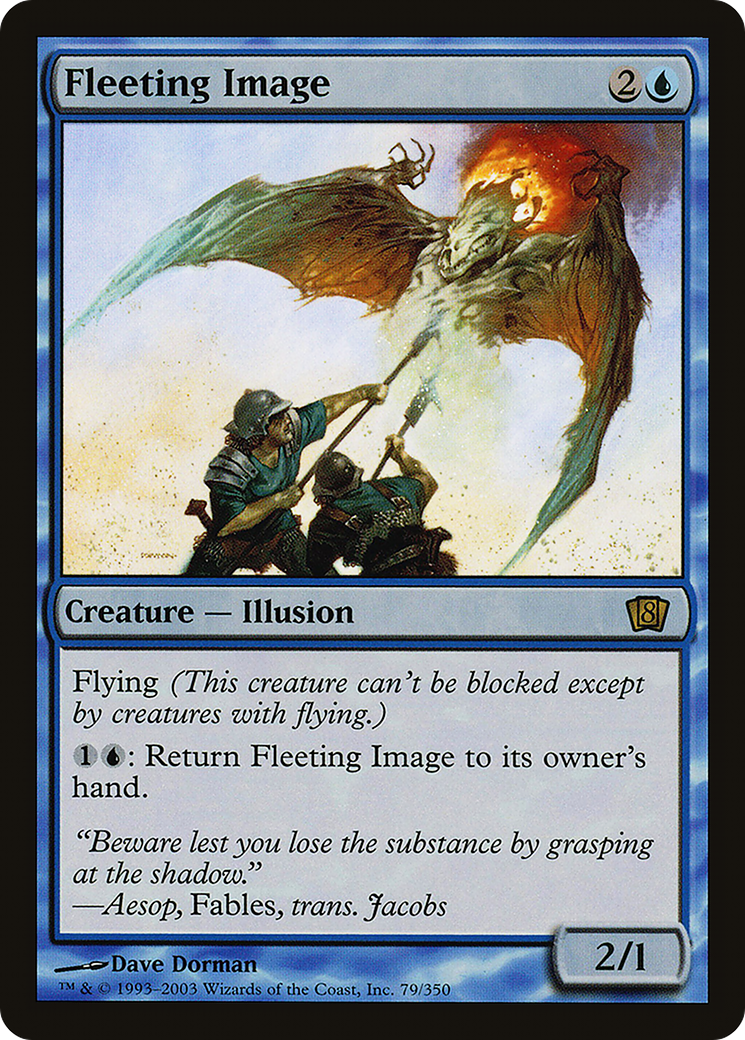 Fleeting Image (8ED-79★) - Eighth Edition Foil - Premium MTG Single from Wizards of the Coast - Just $0.22! Shop now at Game Crave Tournament Store