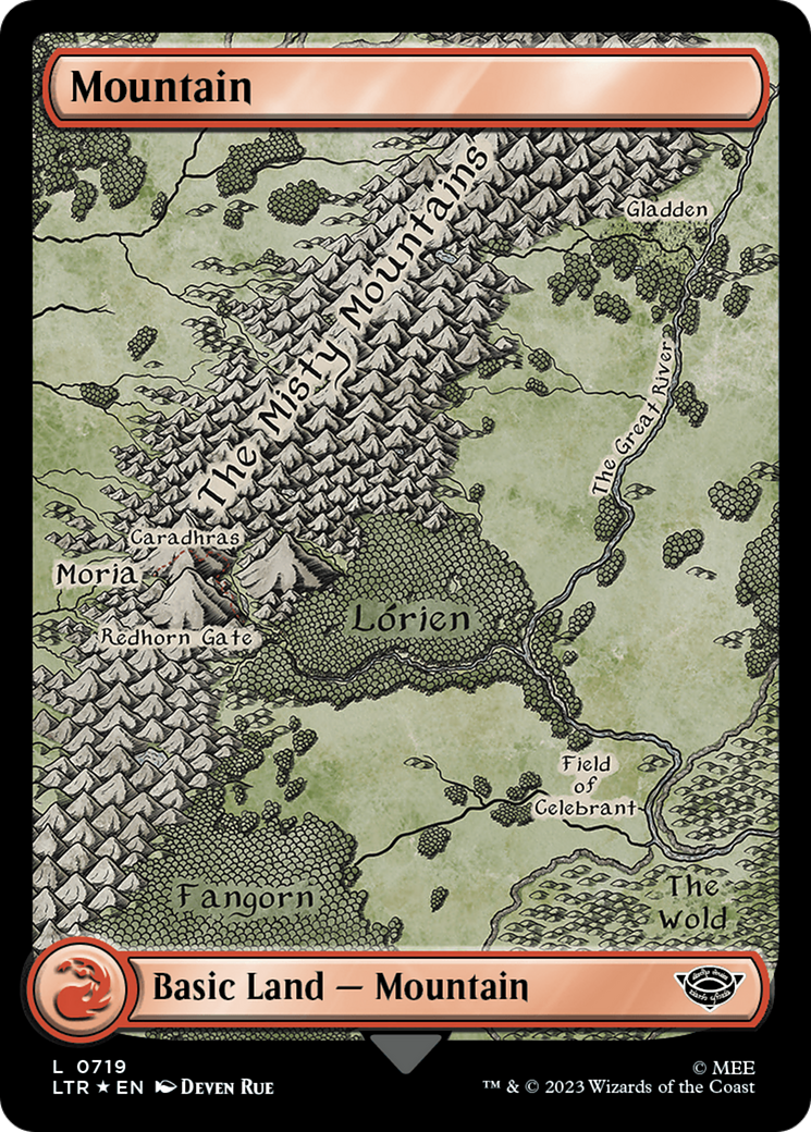 Mountain (LTR-719) - The Lord of the Rings: Tales of Middle-earth Foil - Premium MTG Single from Wizards of the Coast - Just $0.35! Shop now at Game Crave Tournament Store