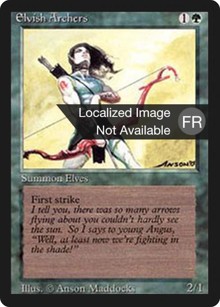 Elvish Archers (FBB-193) - Foreign Black Border - Premium MTG Single from Wizards of the Coast - Just $8.31! Shop now at Game Crave Tournament Store