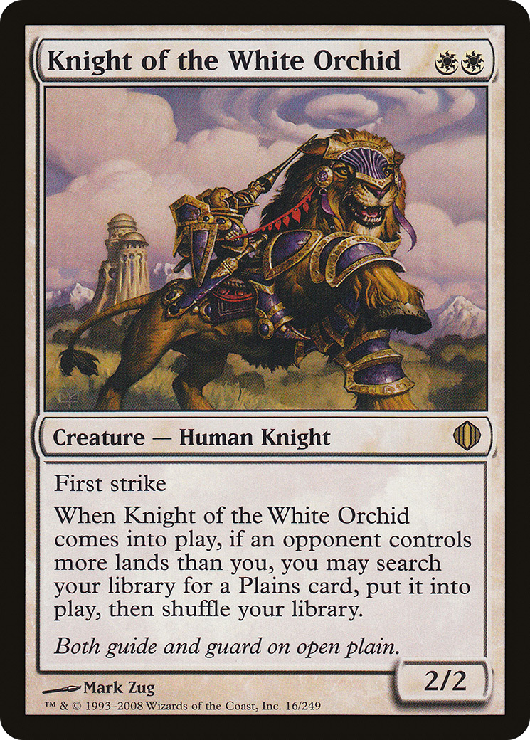 Knight of the White Orchid (ALA-016) - Shards of Alara - Premium MTG Single from Wizards of the Coast - Just $0.38! Shop now at Game Crave Tournament Store