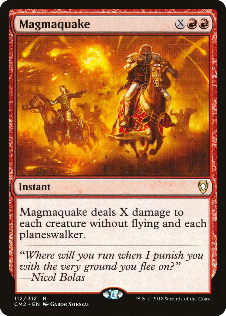 Magmaquake (CM2-112) - Commander Anthology Volume II - Premium MTG Single from Wizards of the Coast - Just $0.09! Shop now at Game Crave Tournament Store