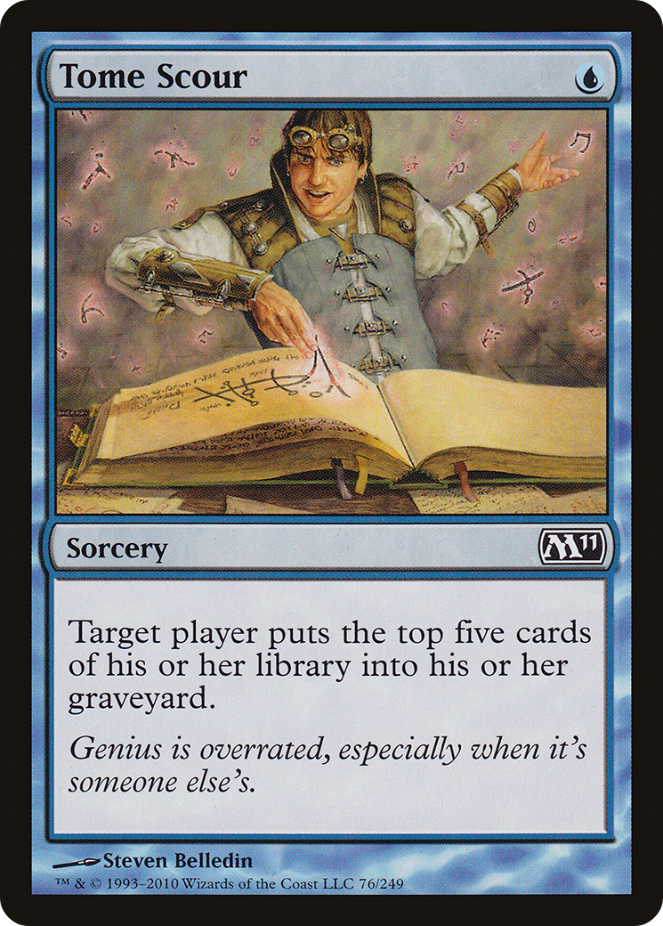 Tome Scour (M11-076) - Magic 2011 - Premium MTG Single from Wizards of the Coast - Just $0.08! Shop now at Game Crave Tournament Store