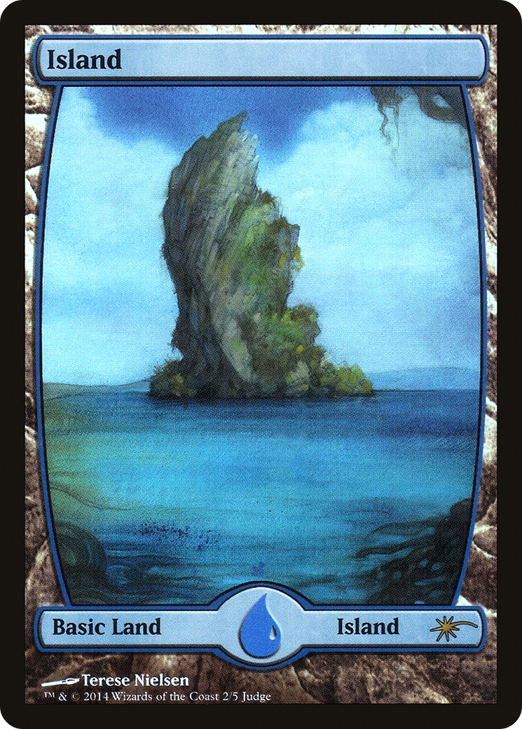 Island (J14-02★) - Judge Gift Cards 2014 Foil - Premium MTG Single from Wizards of the Coast - Just $27.95! Shop now at Game Crave Tournament Store