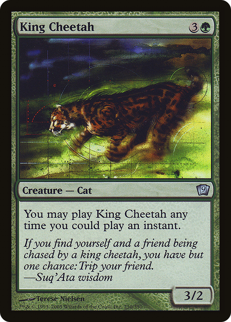 King Cheetah (9ED-250★) - Ninth Edition Foil - Premium MTG Single from Wizards of the Coast - Just $1.17! Shop now at Game Crave Tournament Store