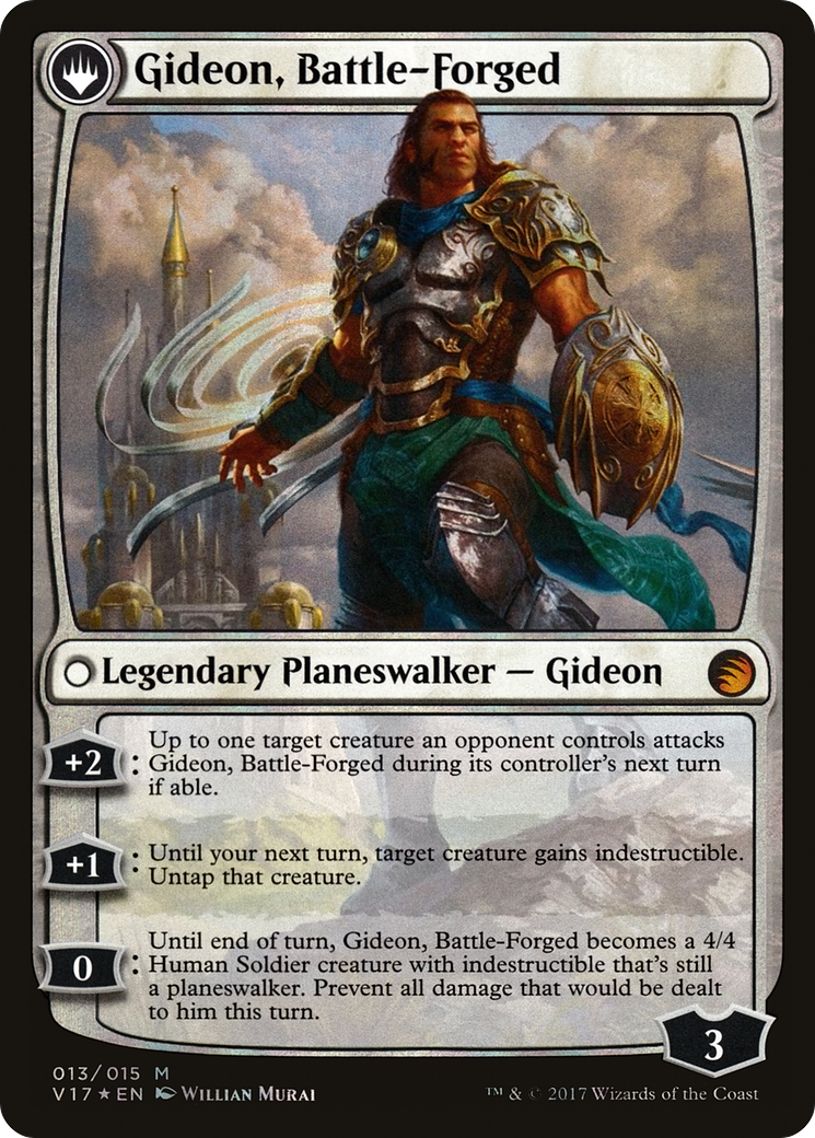 Kytheon, Hero of Akros // Gideon, Battle-Forged (V17-013) - From the Vault: Transform: (originpwdfc) Foil - Premium MTG Single from Wizards of the Coast - Just $0.42! Shop now at Game Crave Tournament Store