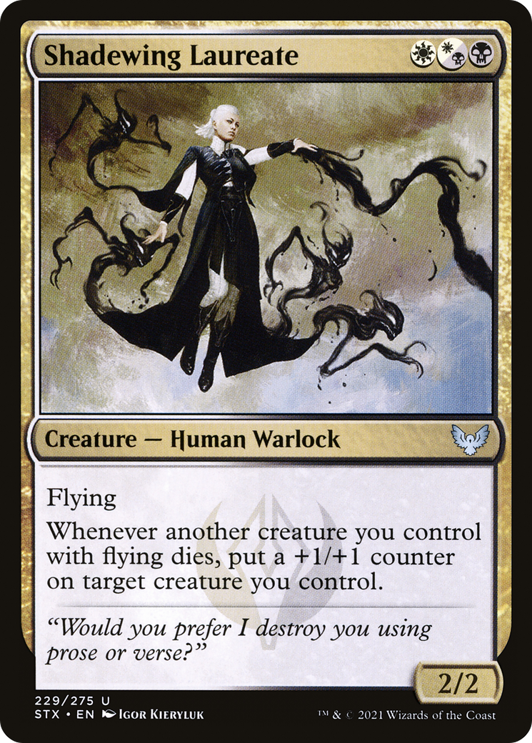 Shadewing Laureate (STX-229) - Strixhaven: School of Mages - Premium MTG Single from Wizards of the Coast - Just $0.08! Shop now at Game Crave Tournament Store