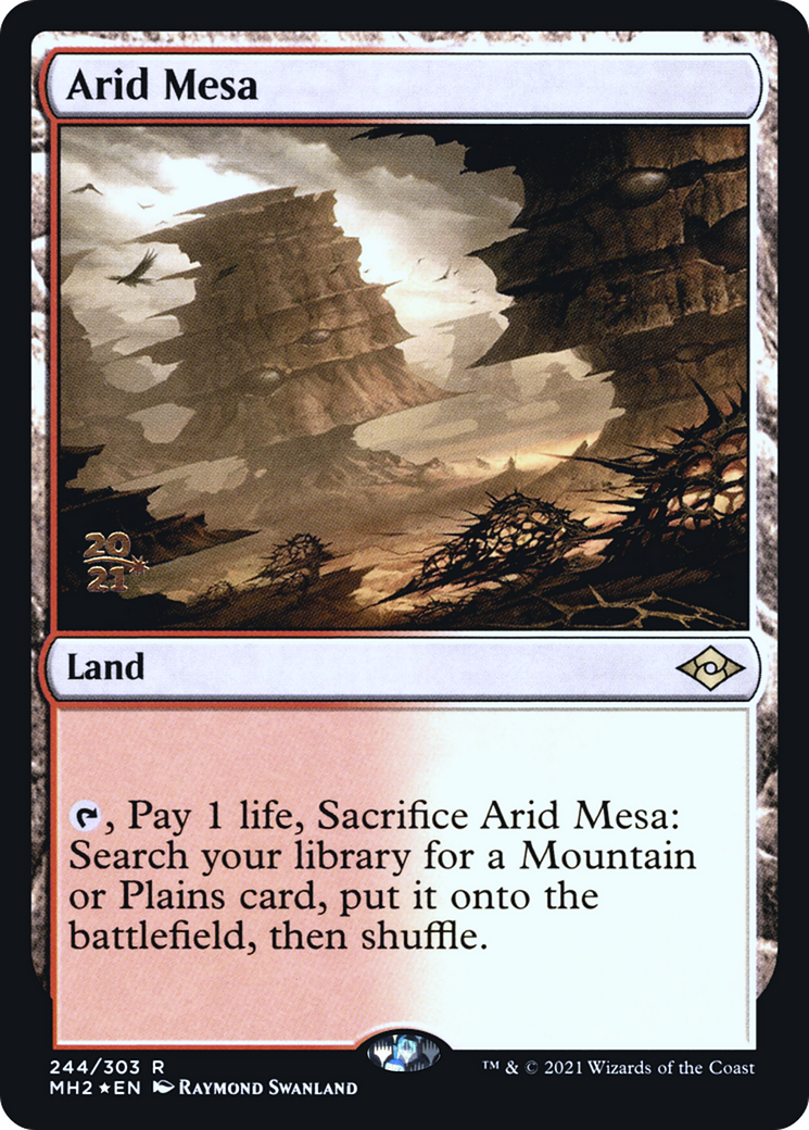 Arid Mesa (PMH2-244S) - Modern Horizons 2 Promos Foil - Premium MTG Single from Wizards of the Coast - Just $6.30! Shop now at Game Crave Tournament Store