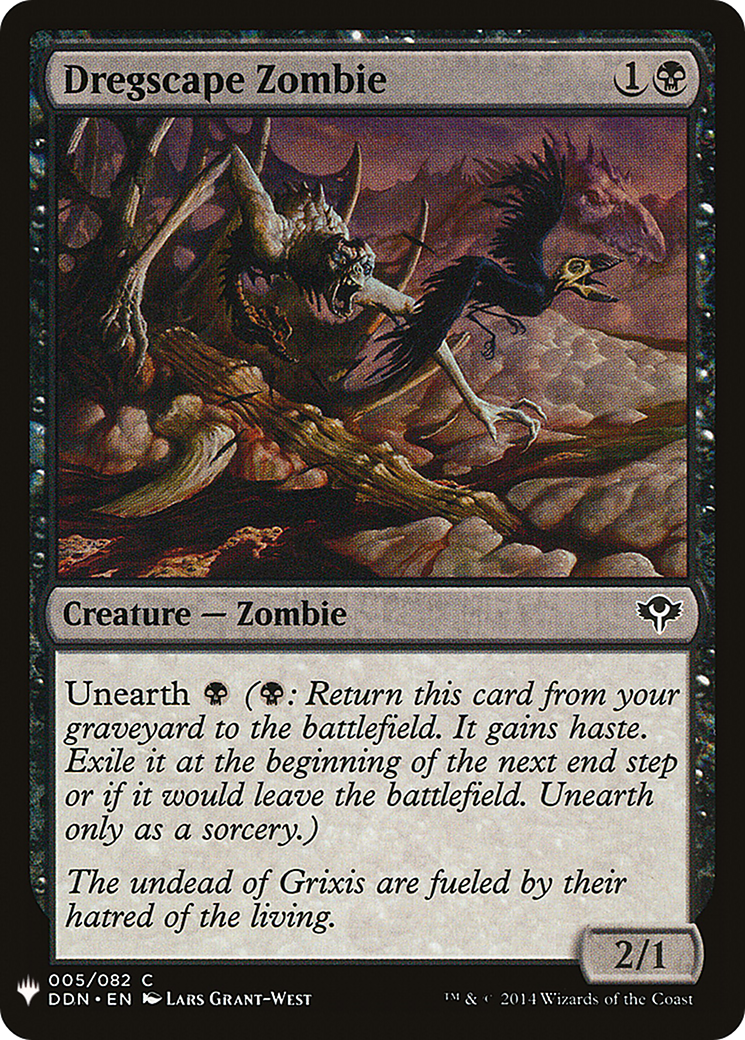 Dregscape Zombie (MB1-637) - Mystery Booster - Premium MTG Single from Wizards of the Coast - Just $0.08! Shop now at Game Crave Tournament Store