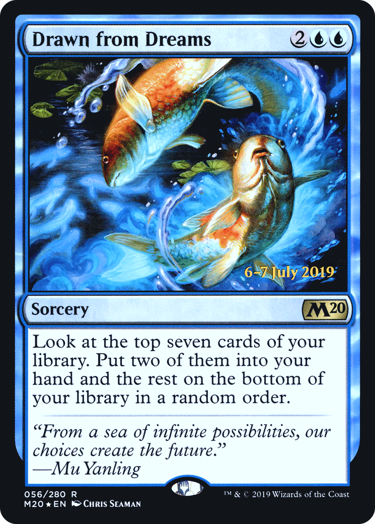 Drawn from Dreams (PM20-56S) - Core Set 2020 Promos Foil - Premium MTG Single from Wizards of the Coast - Just $0.14! Shop now at Game Crave Tournament Store