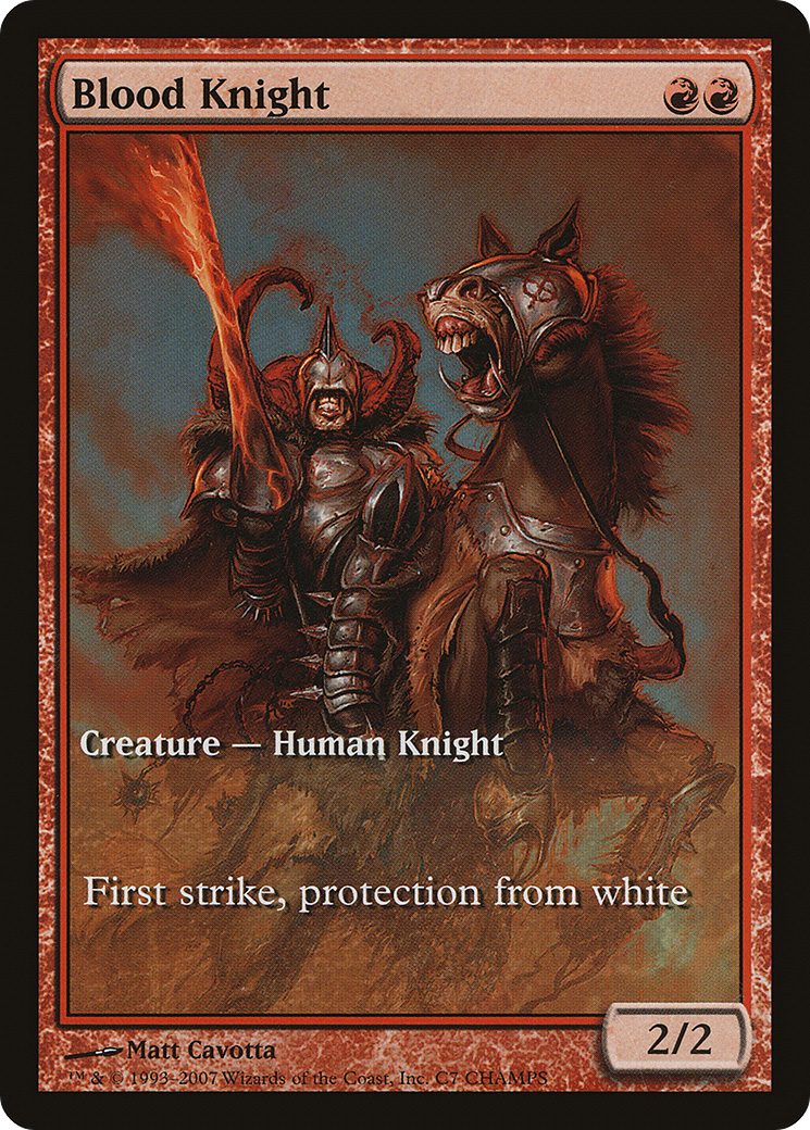 Blood Knight (PCMP-007) - Champs and States - Premium MTG Single from Wizards of the Coast - Just $2.34! Shop now at Game Crave Tournament Store