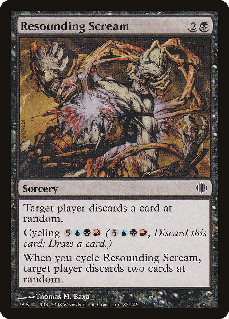 Resounding Scream (ALA-083) - Shards of Alara Foil - Premium MTG Single from Wizards of the Coast - Just $0.08! Shop now at Game Crave Tournament Store