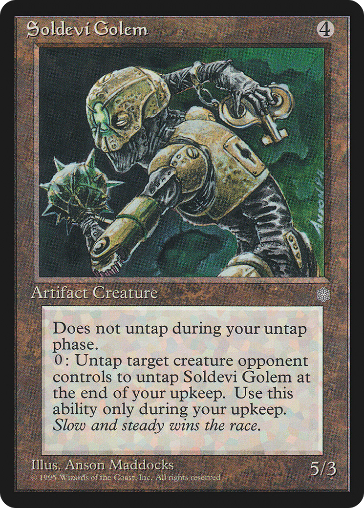 Soldevi Golem (ICE-338) - Ice Age - Premium MTG Single from Wizards of the Coast - Just $0.16! Shop now at Game Crave Tournament Store