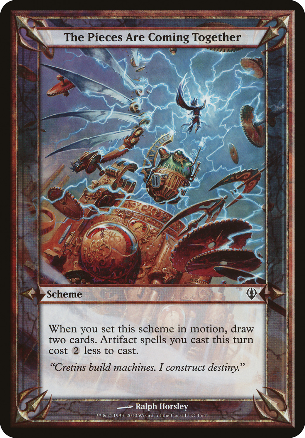 The Pieces Are Coming Together (OARC-35★) - Archenemy Schemes - Premium MTG Single from Wizards of the Coast - Just $2.02! Shop now at Game Crave Tournament Store