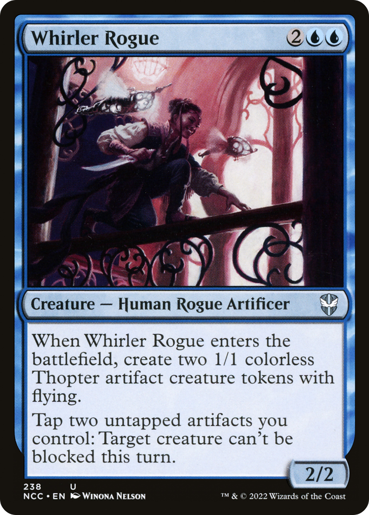 Whirler Rogue (NCC-238) - New Capenna Commander - Premium MTG Single from Wizards of the Coast - Just $0.08! Shop now at Game Crave Tournament Store
