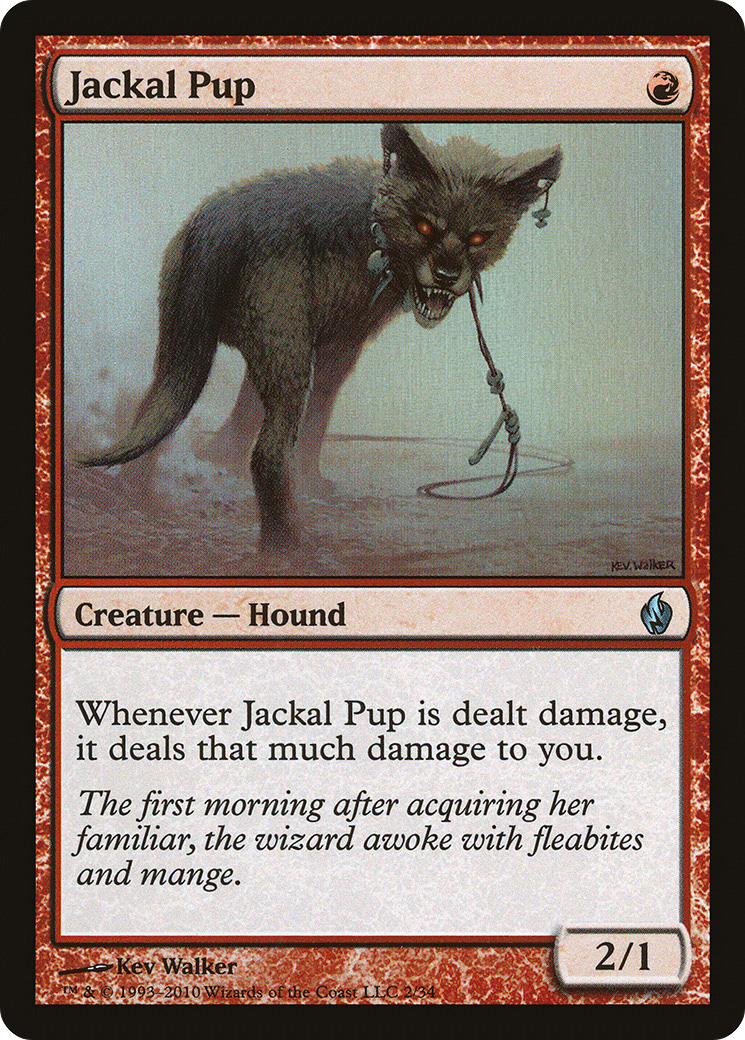 Jackal Pup (PD2-002) - Premium Deck Series: Fire and Lightning Foil - Premium MTG Single from Wizards of the Coast - Just $0.25! Shop now at Game Crave Tournament Store