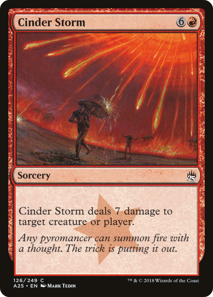 Cinder Storm (A25-126) - Masters 25 - Premium MTG Single from Wizards of the Coast - Just $0.08! Shop now at Game Crave Tournament Store
