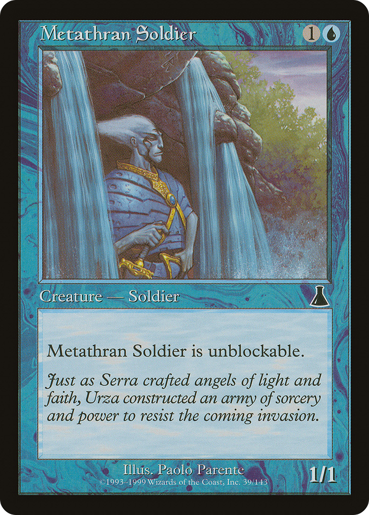 Metathran Soldier (UDS-039) - Urza's Destiny Foil - Premium MTG Single from Wizards of the Coast - Just $0.43! Shop now at Game Crave Tournament Store