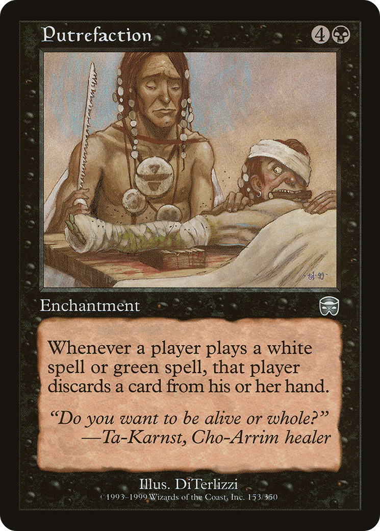Putrefaction (MMQ-153) - Mercadian Masques - Premium MTG Single from Wizards of the Coast - Just $0.08! Shop now at Game Crave Tournament Store