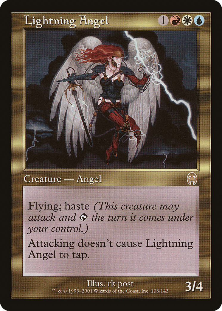 Lightning Angel (APC-108) - Apocalypse - Premium MTG Single from Wizards of the Coast - Just $0.21! Shop now at Game Crave Tournament Store