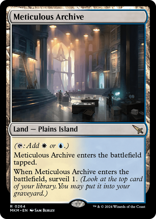 Meticulous Archive (MKM-264) - Murders at Karlov Manor - Premium MTG Single from Wizards of the Coast - Just $5.06! Shop now at Game Crave Tournament Store