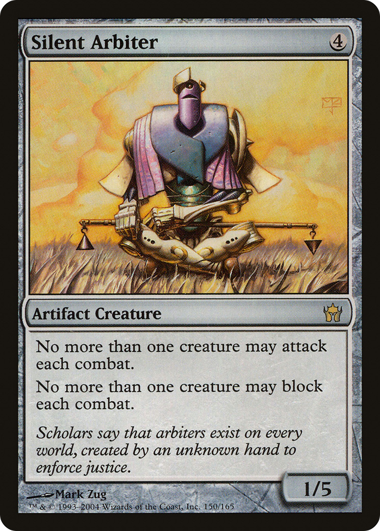 Silent Arbiter (5DN-150) - Fifth Dawn - Premium MTG Single from Wizards of the Coast - Just $5.95! Shop now at Game Crave Tournament Store
