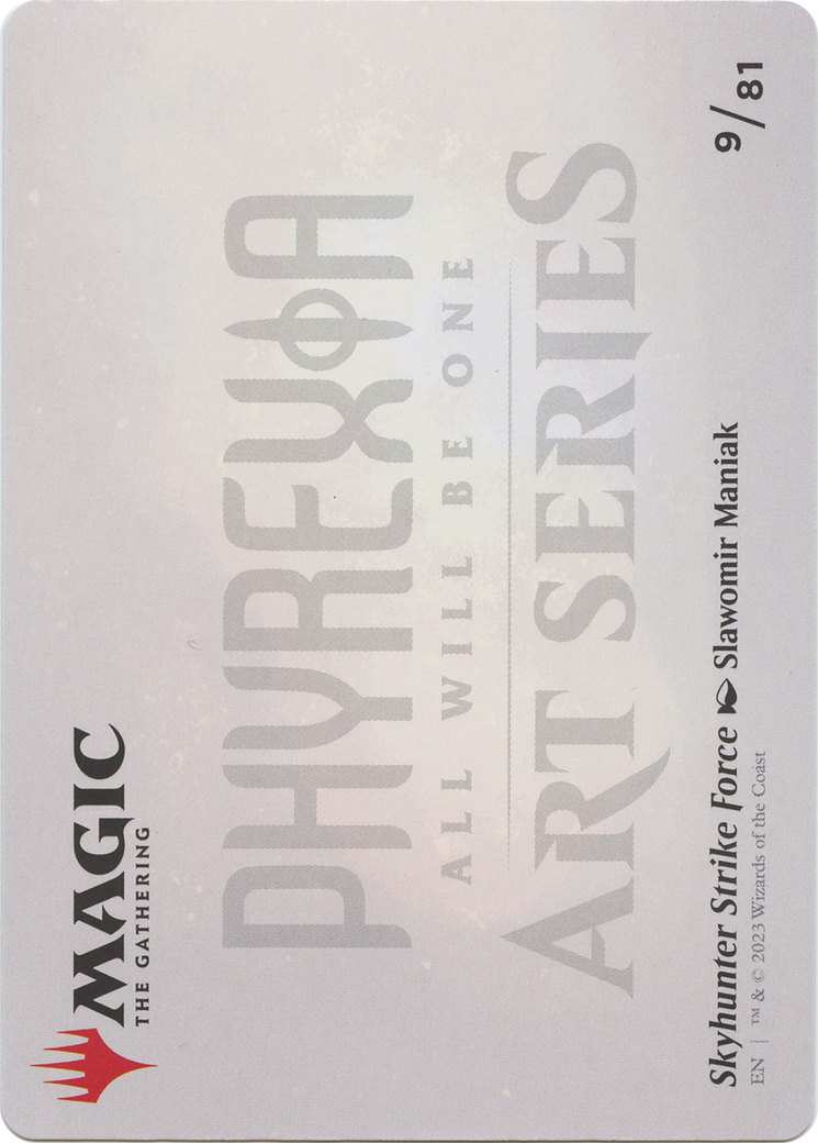 Skyhunter Strike Force // Skyhunter Strike Force (AONE-009) - Phyrexia: All Will Be One Art Series (Borderless) - Premium MTG Single from Wizards of the Coast - Just $0! Shop now at Game Crave Tournament Store