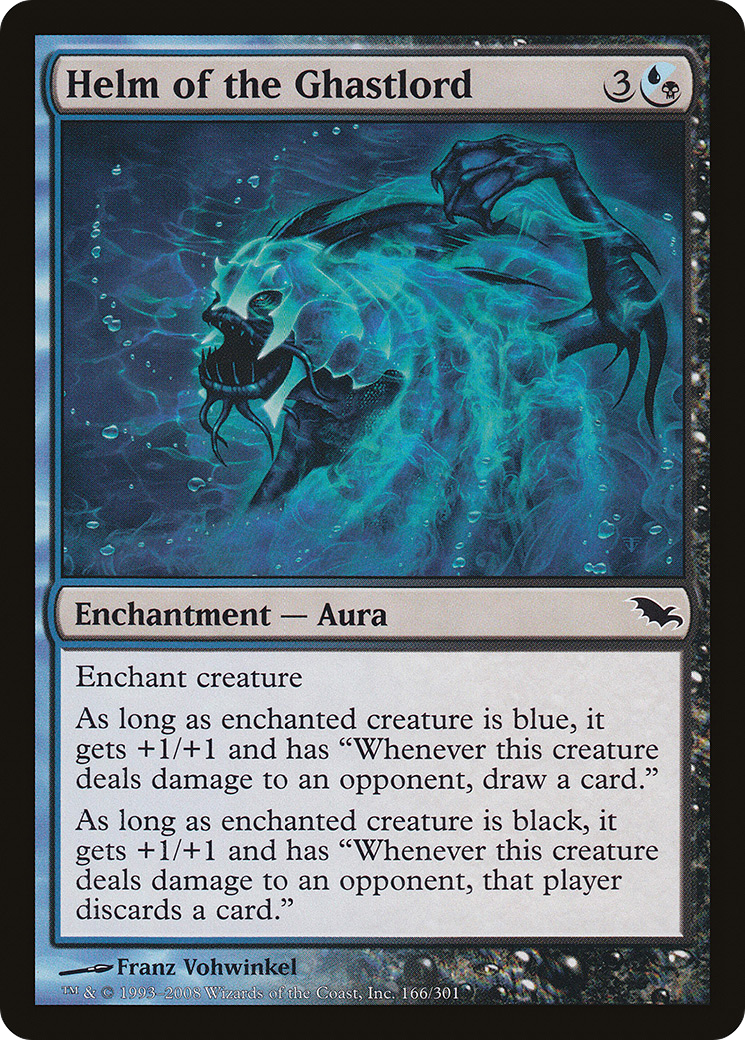 Helm of the Ghastlord (SHM-166) - Shadowmoor Foil - Premium MTG Single from Wizards of the Coast - Just $11.90! Shop now at Game Crave Tournament Store