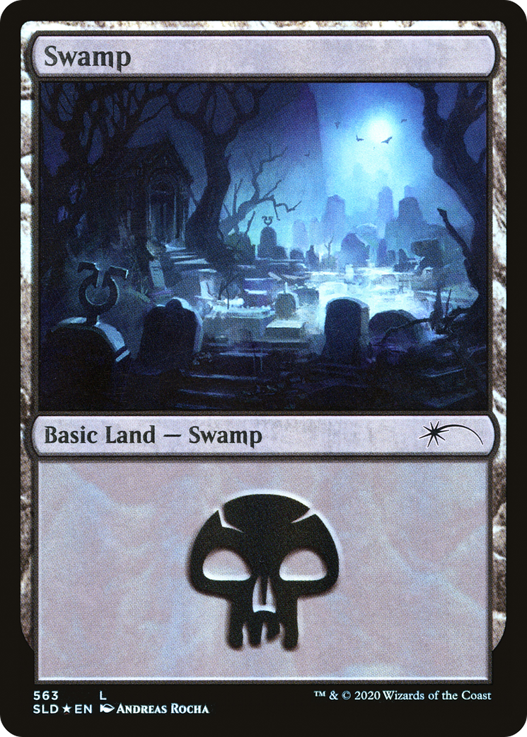 Swamp (SLD-563) - Secret Lair Drop Foil - Premium MTG Single from Wizards of the Coast - Just $0.47! Shop now at Game Crave Tournament Store
