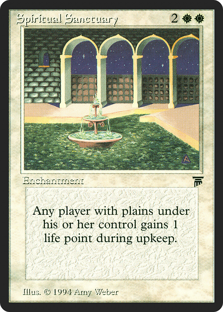 Spiritual Sanctuary (LEG-038) - Legends - Premium MTG Single from Wizards of the Coast - Just $3.70! Shop now at Game Crave Tournament Store