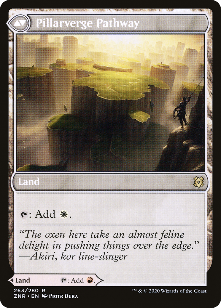 Needleverge Pathway // Pillarverge Pathway (ZNR-263) - Zendikar Rising Foil - Premium MTG Single from Wizards of the Coast - Just $0.79! Shop now at Game Crave Tournament Store