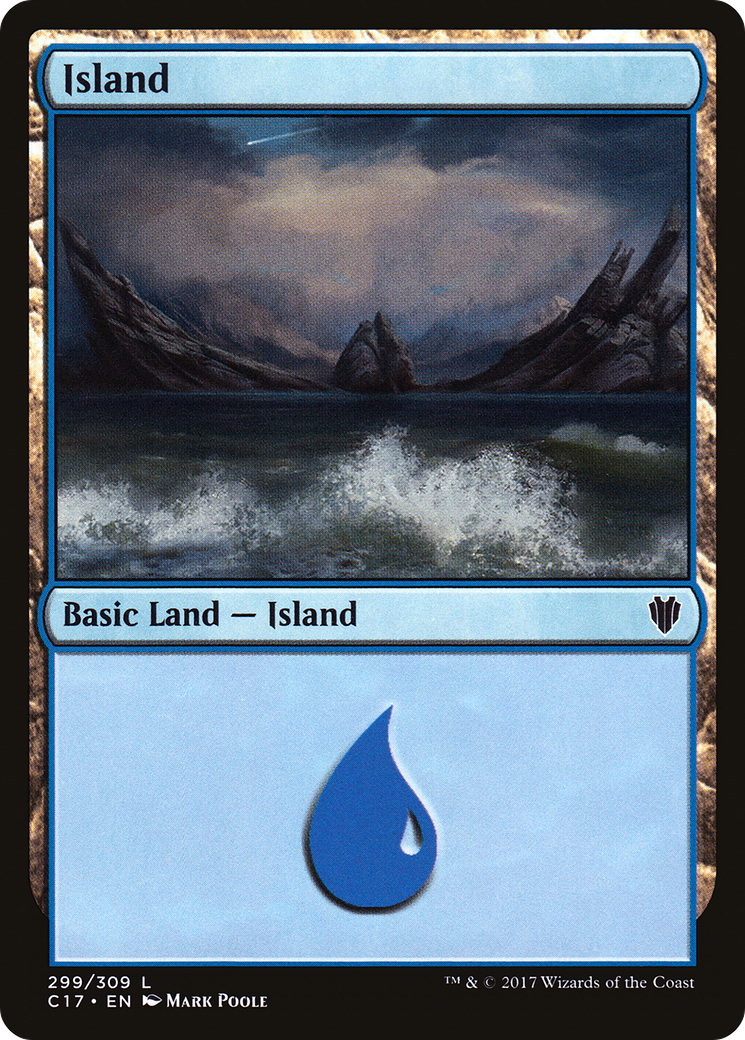 Island (C17-299) - Commander 2017 - Premium MTG Single from Wizards of the Coast - Just $0.08! Shop now at Game Crave Tournament Store