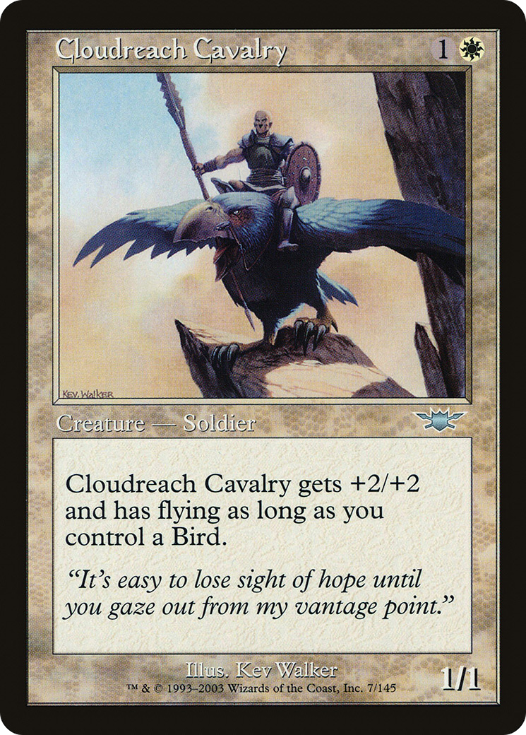 Cloudreach Cavalry (LGN-007) - Legions Foil - Premium MTG Single from Wizards of the Coast - Just $0.75! Shop now at Game Crave Tournament Store