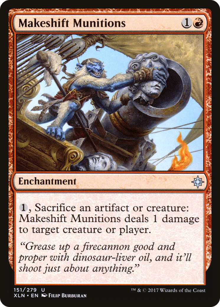 Makeshift Munitions (XLN-151) - Ixalan Foil - Premium MTG Single from Wizards of the Coast - Just $1.50! Shop now at Game Crave Tournament Store