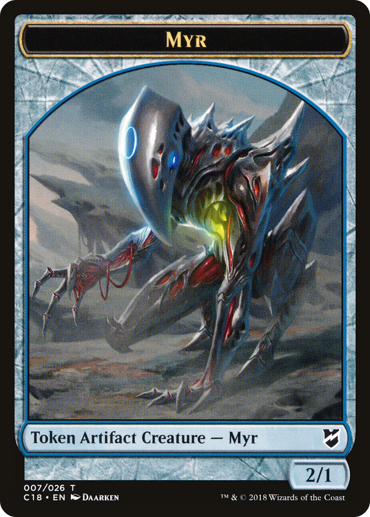 Myr (TC18-007) - Commander 2018 Tokens - Premium MTG Single from Wizards of the Coast - Just $0! Shop now at Game Crave Tournament Store