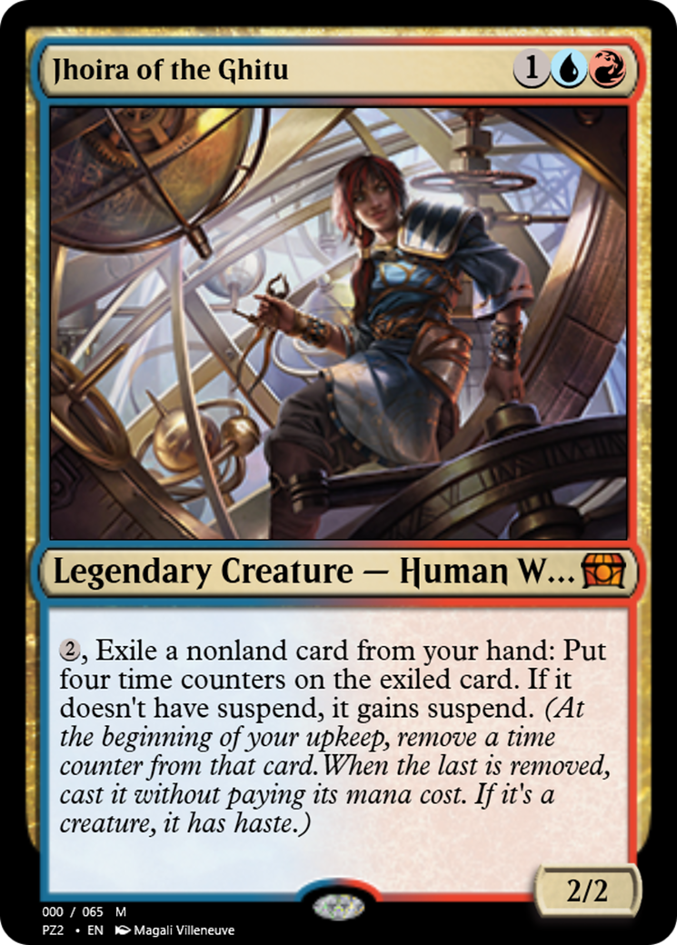 Jhoira of the Ghitu (PZ2-65847) - Treasure Chest Foil - Premium MTG Single from Wizards of the Coast - Just $0! Shop now at Game Crave Tournament Store