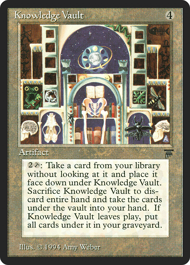 Knowledge Vault (LEG-281) - Legends - Premium MTG Single from Wizards of the Coast - Just $21.42! Shop now at Game Crave Tournament Store