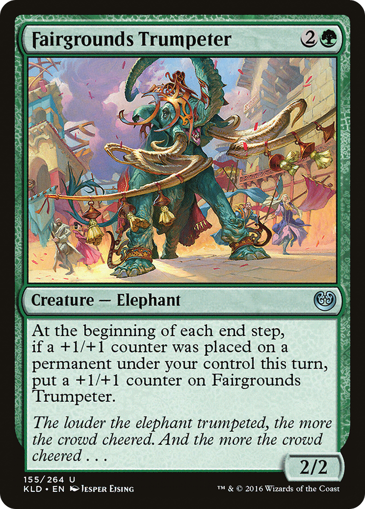 Fairgrounds Trumpeter (KLD-155) - Kaladesh Foil - Premium MTG Single from Wizards of the Coast - Just $0.08! Shop now at Game Crave Tournament Store