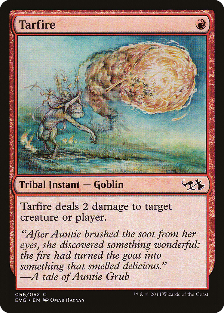 Tarfire (EVG-056) - Duel Decks Anthology: Elves vs. Goblins - Premium MTG Single from Wizards of the Coast - Just $0.14! Shop now at Game Crave Tournament Store