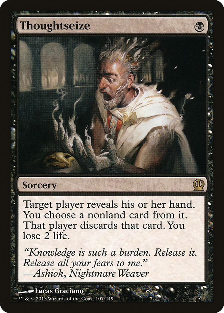 Thoughtseize (THS-107) - Theros - Premium MTG Single from Wizards of the Coast - Just $4.12! Shop now at Game Crave Tournament Store