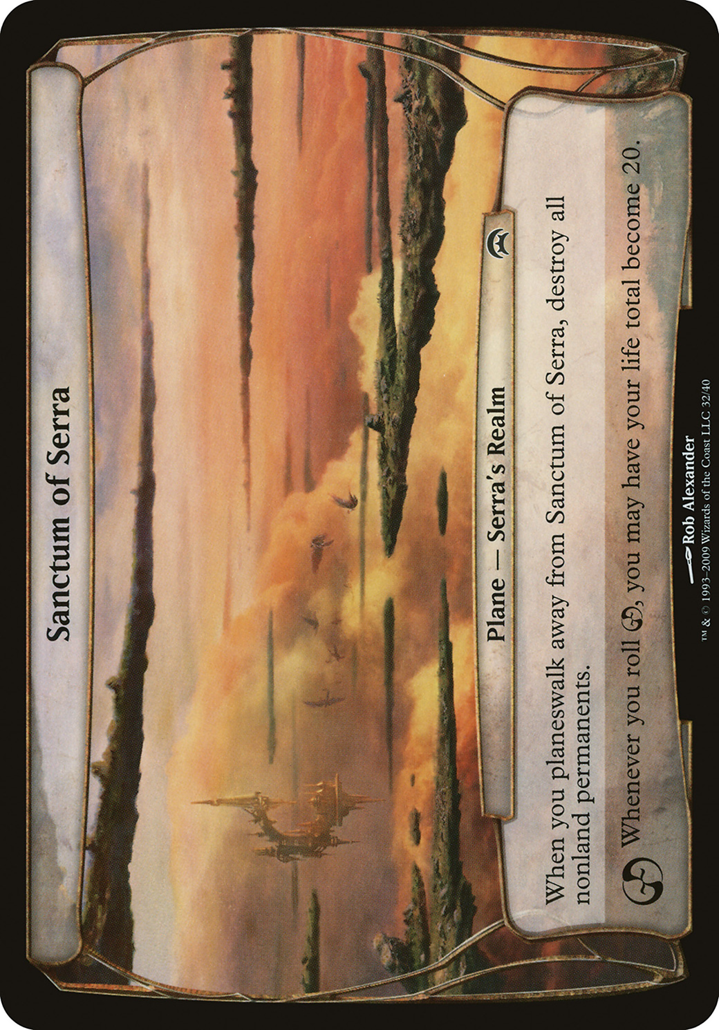 Sanctum of Serra (OHOP-032) - Planechase Planes - Premium MTG Single from Wizards of the Coast - Just $4.76! Shop now at Game Crave Tournament Store