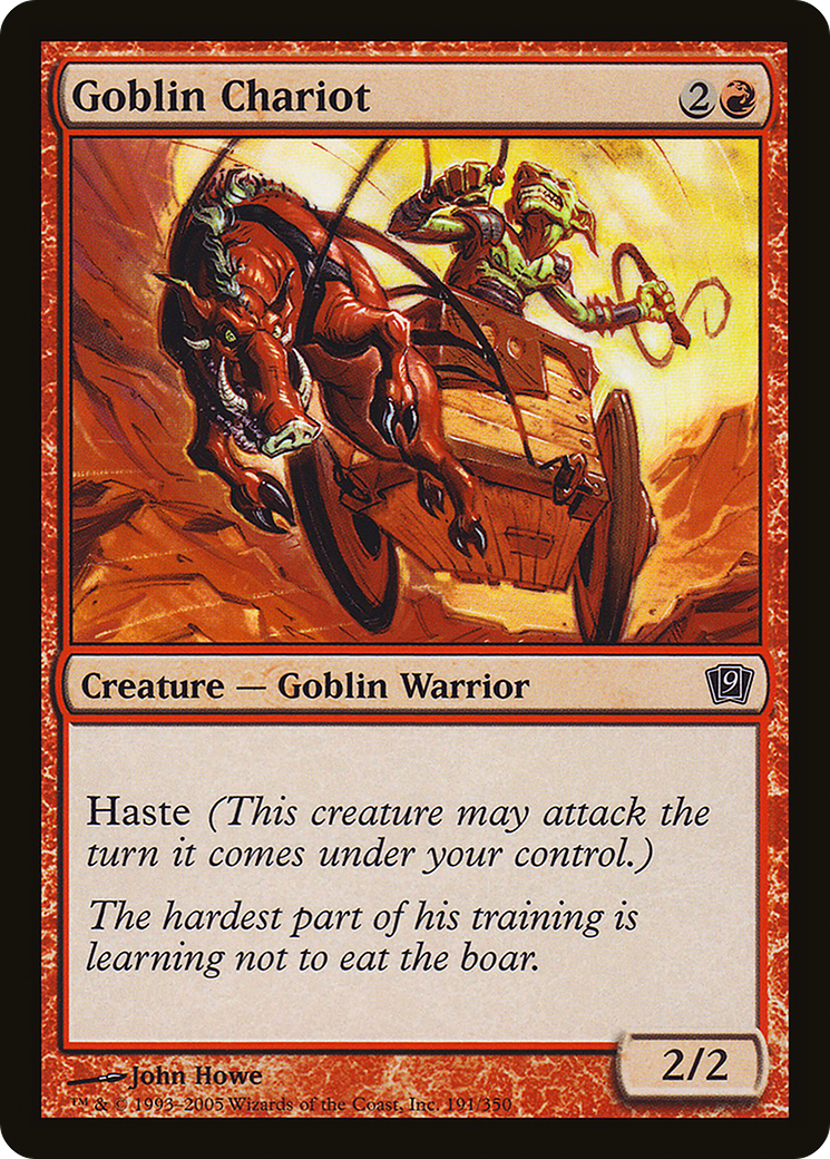Goblin Chariot (9ED-191★) - Ninth Edition Foil - Premium MTG Single from Wizards of the Coast - Just $0.30! Shop now at Game Crave Tournament Store