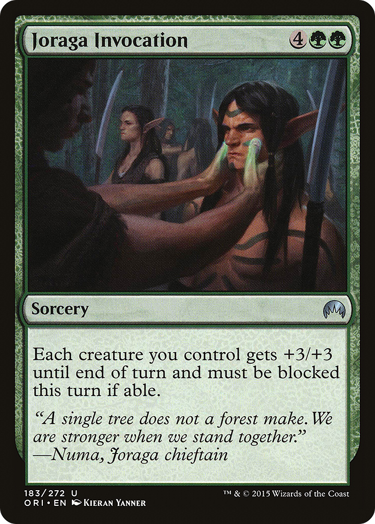 Joraga Invocation (ORI-183) - Magic Origins - Premium MTG Single from Wizards of the Coast - Just $0.25! Shop now at Game Crave Tournament Store