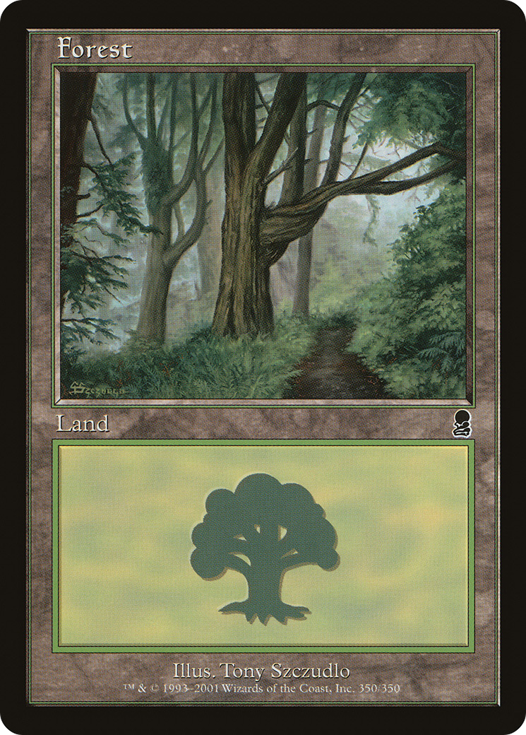 Forest (ODY-350) - Odyssey - Premium MTG Single from Wizards of the Coast - Just $0.10! Shop now at Game Crave Tournament Store