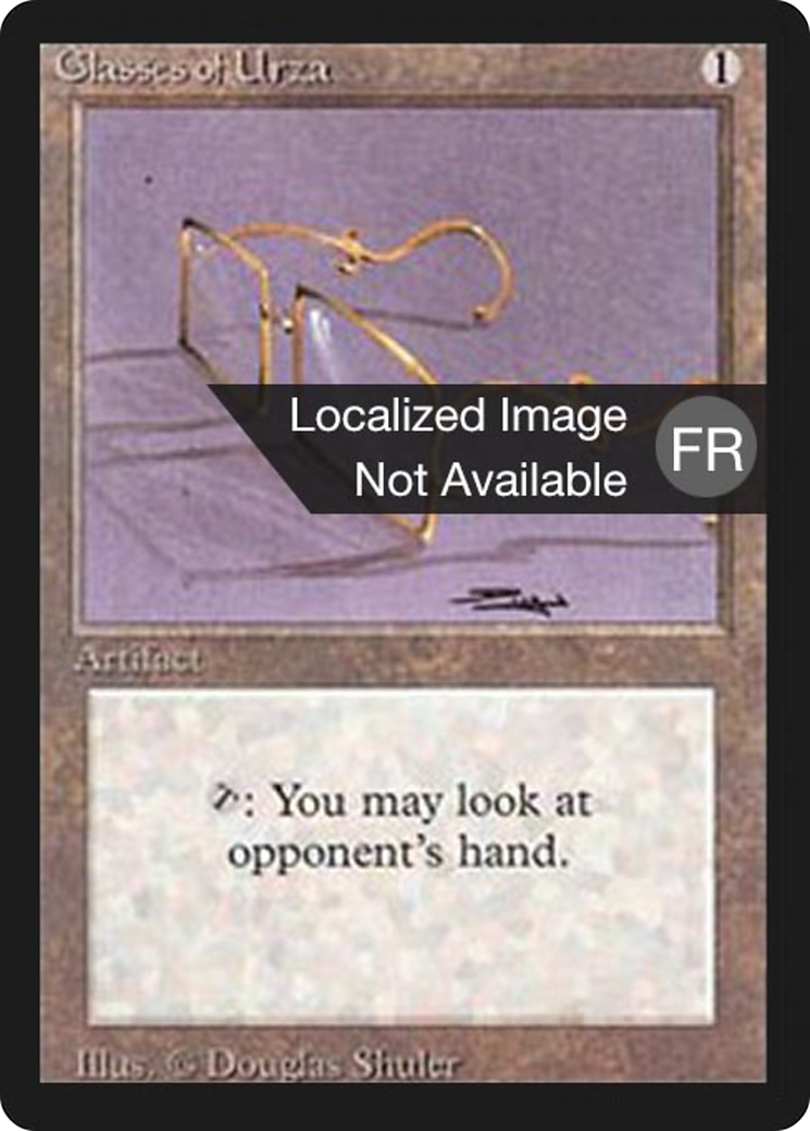 Glasses of Urza (FBB-249) - Foreign Black Border - Premium MTG Single from Wizards of the Coast - Just $1.44! Shop now at Game Crave Tournament Store