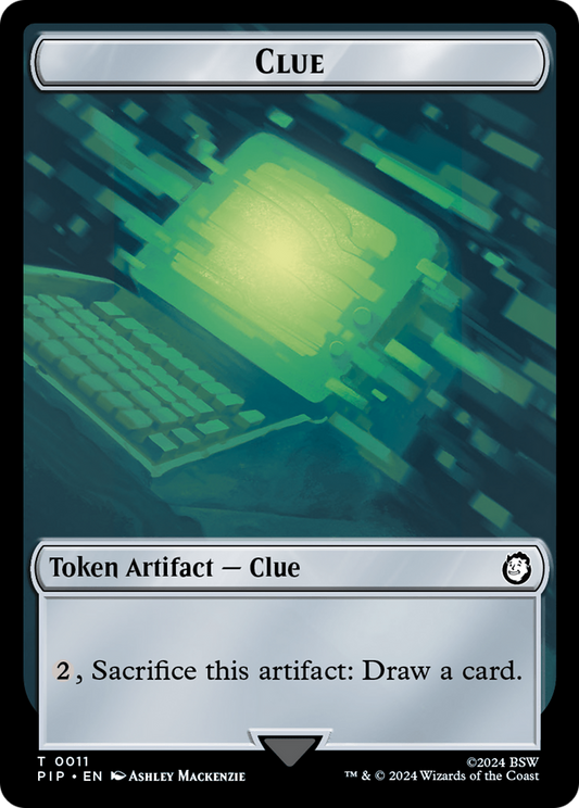 Clue (TPIP-011) - Fallout Tokens - Premium MTG Single from Wizards of the Coast - Just $0! Shop now at Game Crave Tournament Store