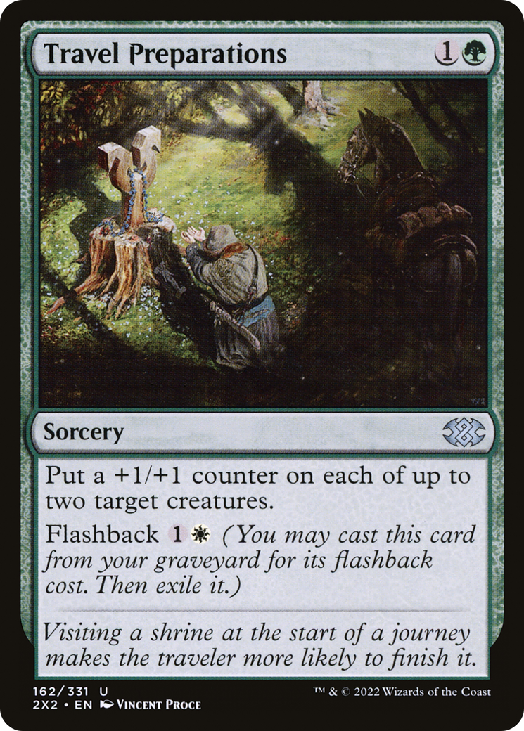 Travel Preparations (2X2-162) - Double Masters 2022 - Premium MTG Single from Wizards of the Coast - Just $0.21! Shop now at Game Crave Tournament Store