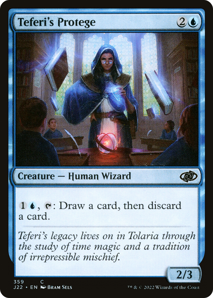 Teferi's Protege (J22-359) - Jumpstart 2022 - Premium MTG Single from Wizards of the Coast - Just $0.25! Shop now at Game Crave Tournament Store