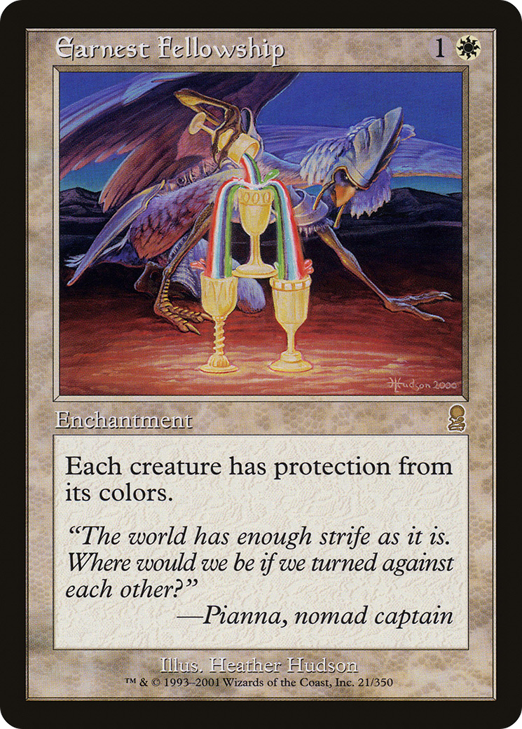 Earnest Fellowship (ODY-021) - Odyssey - Premium MTG Single from Wizards of the Coast - Just $0.26! Shop now at Game Crave Tournament Store