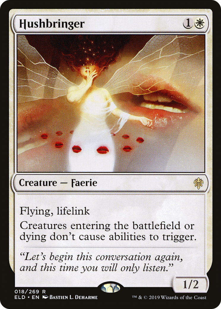 Hushbringer (ELD-018) - Throne of Eldraine Foil - Premium MTG Single from Wizards of the Coast - Just $0.30! Shop now at Game Crave Tournament Store